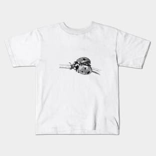 Ladybug Ink Drawing Kids T-Shirt